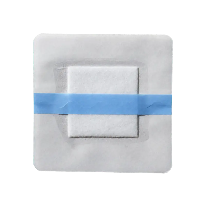 Transparent film dressing for wounds