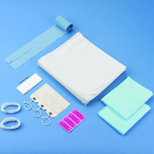 Heavy Duty Post Mortem Kits with Perimeter Zipper