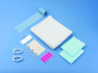 Heavy Duty Post Mortem Kits with Perimeter Zipper